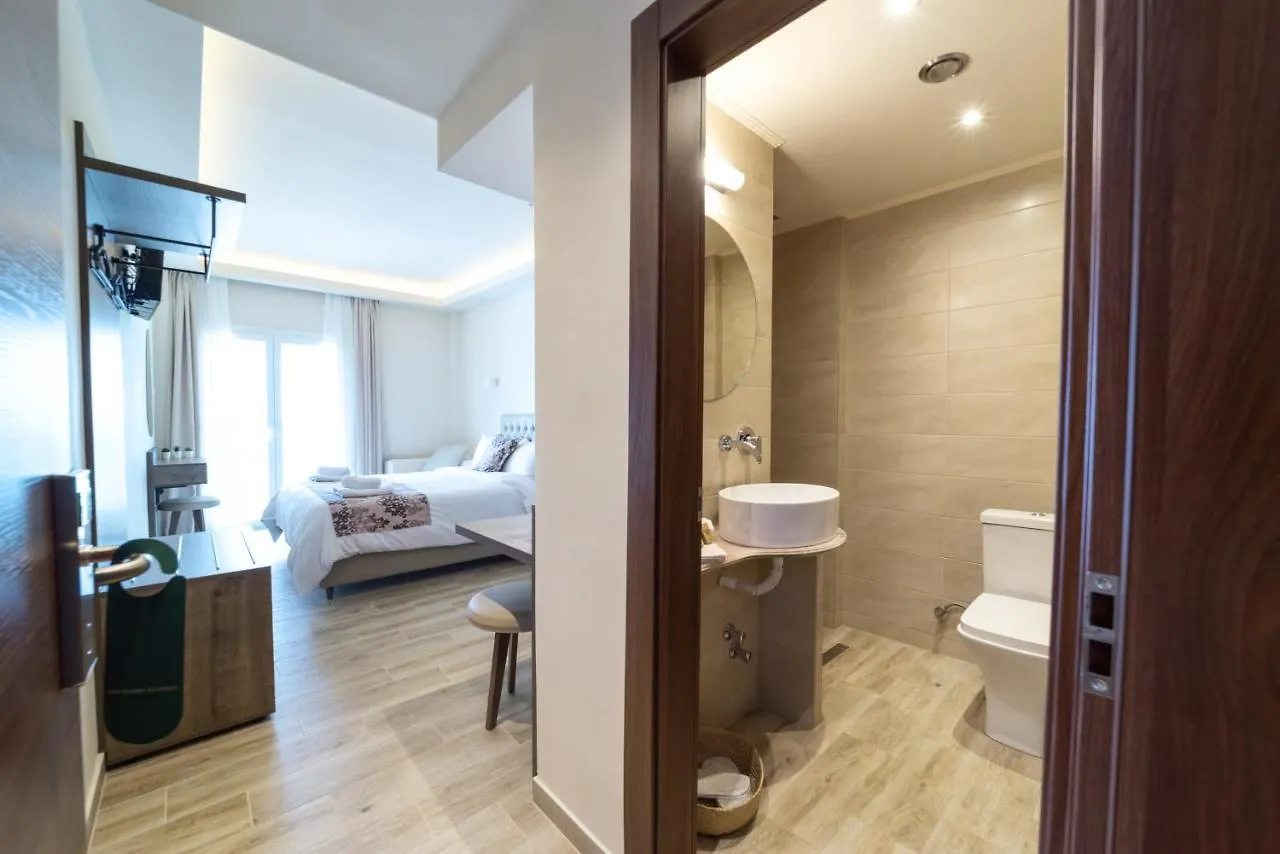 דירה Peraía Luxury Plateia Rooms